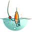 Ligne de pêche